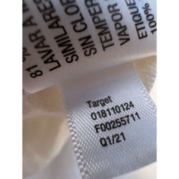 A New Day XL Cream Baggy shorts with waist Tie Paperbag NEW WITH TAGS - Picture 8 of 8